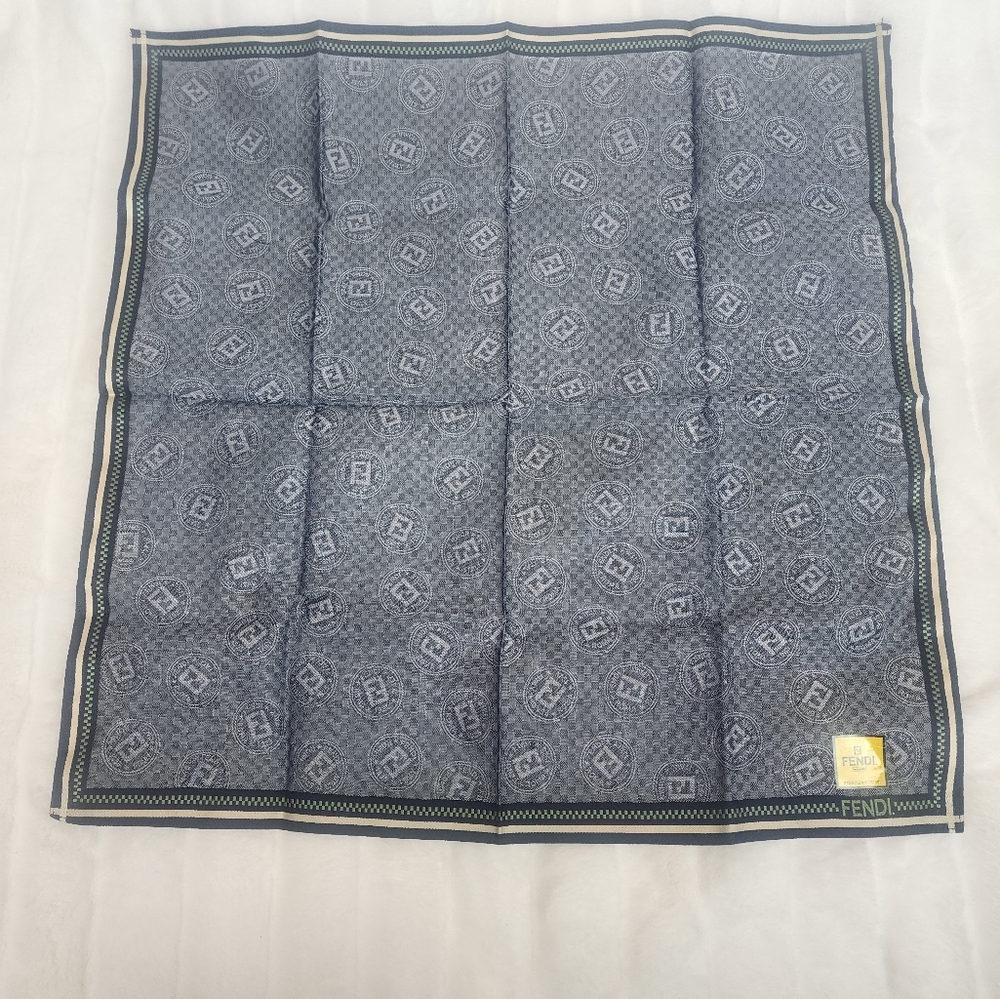NWOT Fendi Blue Handkerchief